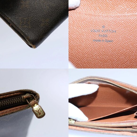LOUIS VUITTON Monogram Porte Monnaie Zip Long Wallet M61727 LV Auth 62324 - Picture 16 of 16